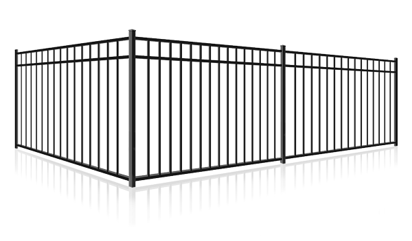 example of an Aluminum privacy fence in Pensacola, Florida