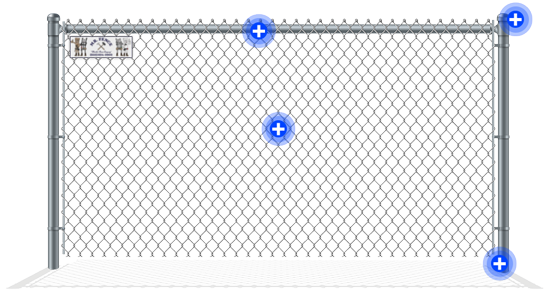 Isolated Chain Link Fence - Pensacola, Florida